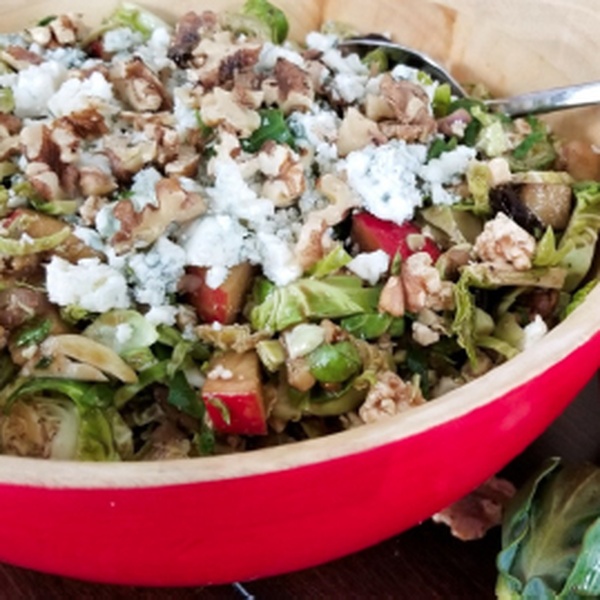 Brussels Sprout Salad with Apple